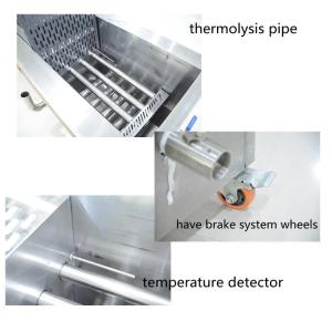 Quality 35L Gas Fryer Machine French Fries Oil Water Separation Machine wholesale