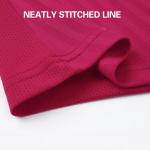 Breathable Custom Football Jerseys Soft Resist Moisture Wicking Red Football