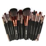 22 Pieces Wood Handle High Quality Makeup Brushes Fan Brush best make up brush