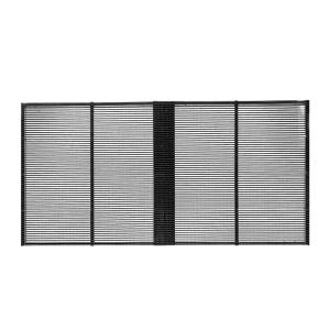 Quality Durable Cabinet Transparent Glass LED Screen For Building Advertising wholesale