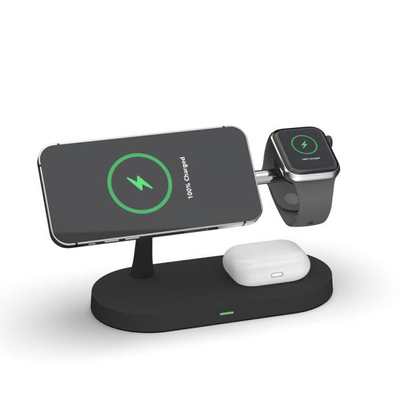 5 In 1 Magnetic Wireless Charger ABS Zinc Alloy Transmission distance charging