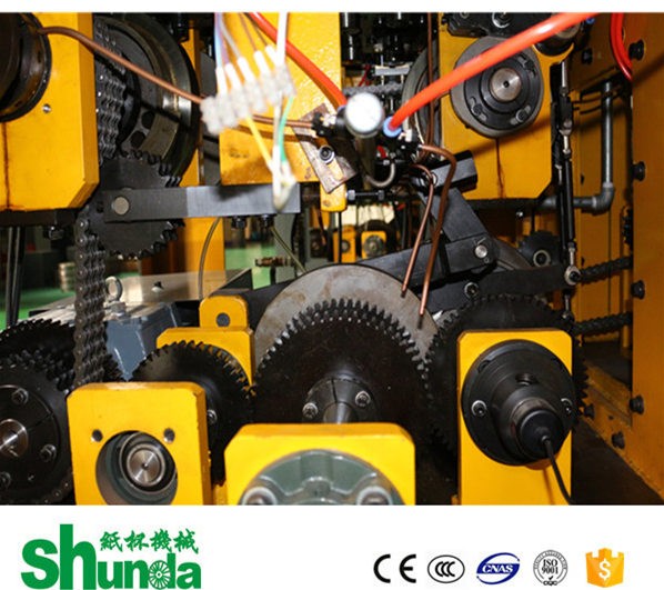 Ultrasonic Automatic Paper Cup Machine 220v / 380v With Hot Air System