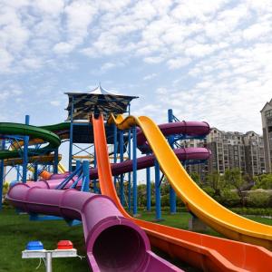 Quality Safety Fiberglass Body Sliding Water Park For Kids Water Park High Durability wholesale