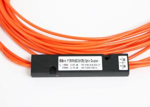 Quality 1310nm 1490nm 1550nm Three Window FBT Fiber Optic Splitter / Multimode Fiber Splitter wholesale