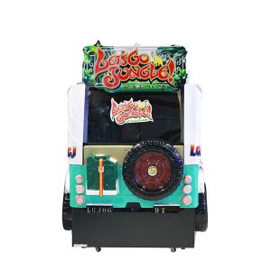 Quality Coin Operated Shooting Arcade Machines , Metal Cabinet Jungle Adventure Game wholesale