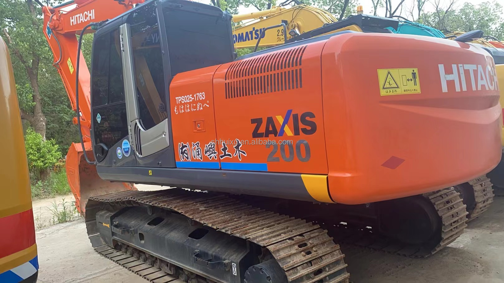 Hitachi hot sale Used digging machine HITACHI ZX200 Excellent quality Second hand Hydraulic Crawler Excavator Japan origin for sale