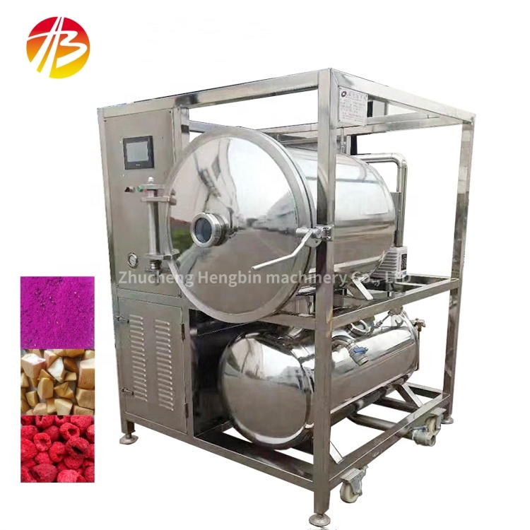 Industrial Flower Freeze Dryer with 850*750mm Tray Size and Silicone Oil/Electric Heating