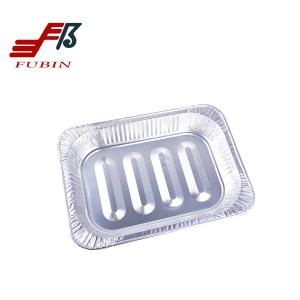 Quality 6500ml Silver Aluminum Foil Pan Party Turkey Heat Resistance wholesale