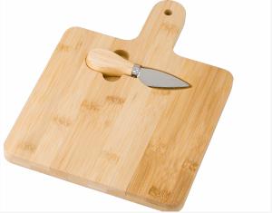 Quality Water Resistance Bamboo Cheese Board With Cheese Knives And Handle wholesale