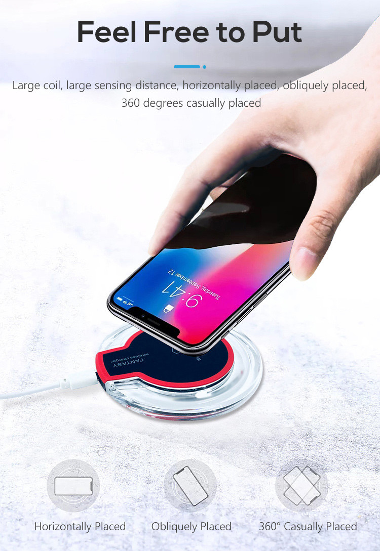 Micro Port 5W QI Wireless Charging Pad