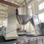 Metal Powder Double Cone Rotary Dryer SZG Electric Heating