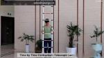 Extendable 2 Meter 150kg Aluminium Telescopic Ladder