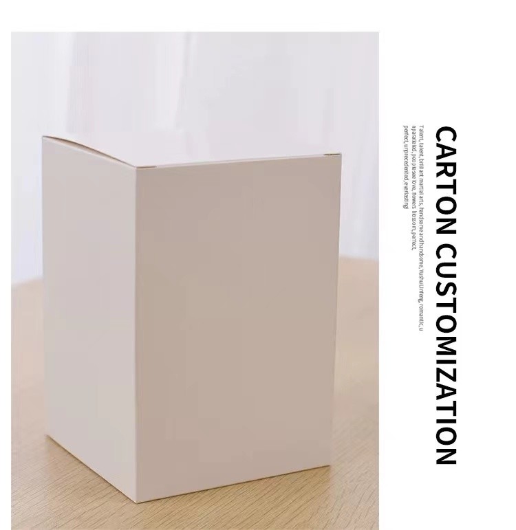 Customized Small Plain Recycled Paper Gift Box White 10x10x7 Cake Box