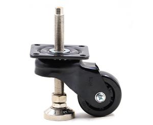 Quality Black Nylon6 670kg Universal Caster Wheels Rotation Flexibility wholesale