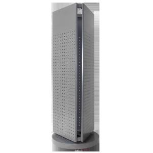 Quality Metal Gray 1100mm Height 400mm Length Rotating Display Rack 3 Side wholesale