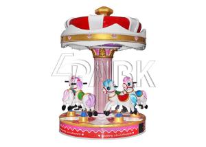 China Theme Park Kids Swing Ride 6 Players Merry Go Round Carousel  D1.85*H2.6 M on sale