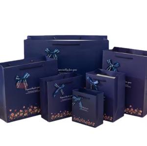 Quality Wholesale Custom Party Gift Bags With Logo Shopping Bag Hard Paper Bag wholesale