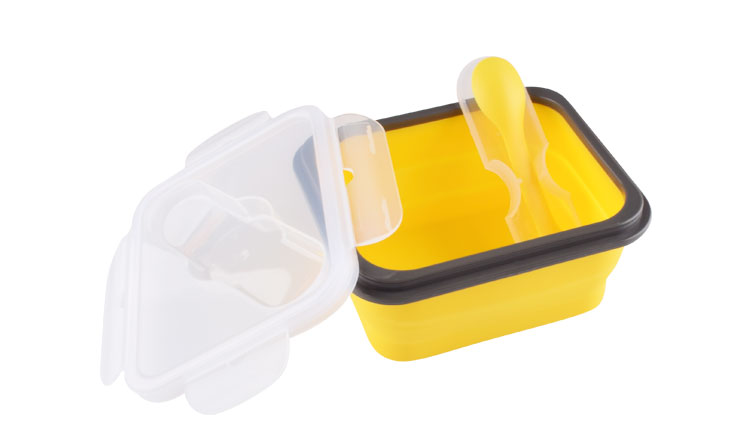Retractable Food Container Silicone Household Products 600mL 700mL