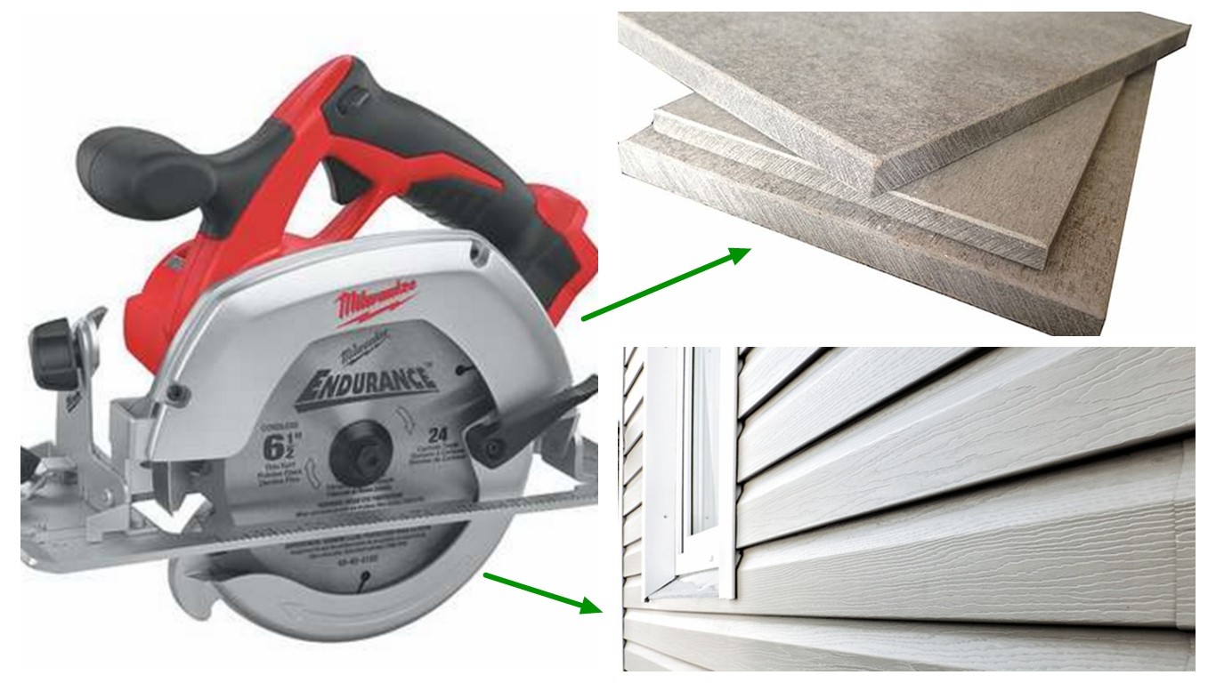 Construction Hardiplank Saw Blade , Fibre Cement Cutting Blade Multi Rips