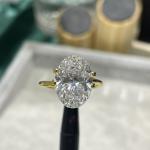 4.0ct Colorless Lab Diamond Jewelry Fancy Diamond Ring VS2-VVS1