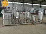 Pub / Home Beer Making Machine , Stainless Steel Mini Beer Brewery Equipment