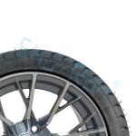 Golf Cart Machined Gunmetal 14 inch Rims with Street Tire, Alloy Wheel and Tire