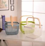 550G Stainless Steel Hanging Fruit Basket , 19cm Height Fruit Steel Basket