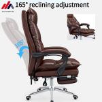 Metal Type Other High Back Manager Chair For Office PC with Movable Leather
