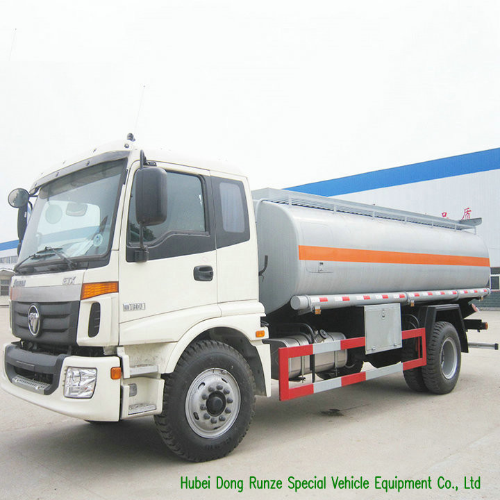 FOTON AUMAN Fuel Delivery Truck With Stainless Steel Tank PTO Fuel Pump 12CBM