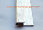 Round Edge Silver Tile Bullnose Stair Nosing Profile Natural Aluminium Color For