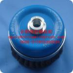 Cup Brush With Bridle Knotted Twist Wire