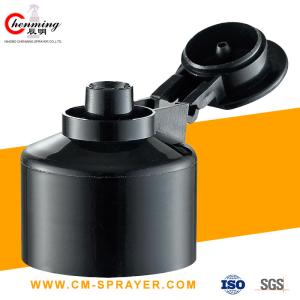 Quality 20mm 24mm 28mm Black Flip Top Caps For Bottles 50ml 100ml 22/400 38-400 wholesale