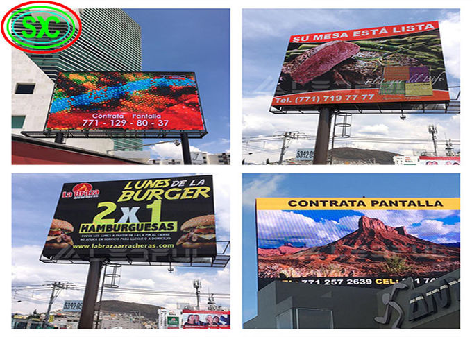 Large Outdoor Rental 320x160mm P10 Advertising Wall Billboards For Stage Music Festivals Concerts