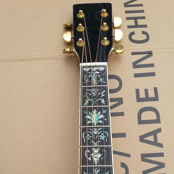 Free shipping import acoustic guitar, Made in china guitar