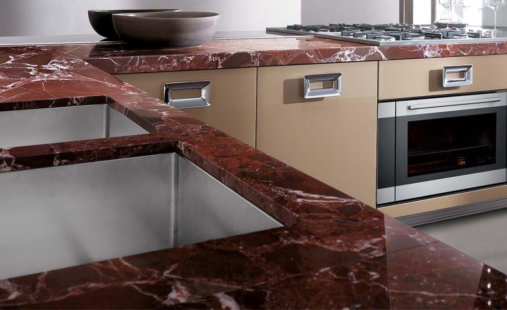 Rosa Levanto Marble Stone Tile Natural Stone Various Size For Villa