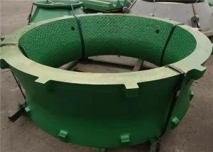 Quality Manganese Steel Castings Cone Crusher Spare Parts Concave And Mantle With Tic Insert wholesale