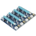 External Gold Plate Computer Desktop Accessories PCIE 16X Riser Card 1 To 4 Port