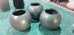 Fiberglass Planter Box Round Shape With Matte Or Shiny Finished