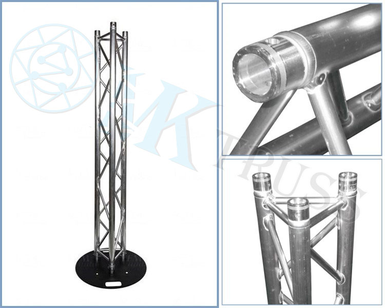 Main Tube diameter 32*2mm Aluminum 6061-T6 Sliver Triangle Truss with 12inch Used Trusses