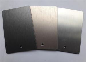 Quality Custom Width Painted Aluminium Sheet , High Strength Brushed Aluminum Panels wholesale