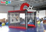Inflatable Football Toss Game PVC Tarpaulin Inflatable Soccer Batting Cage