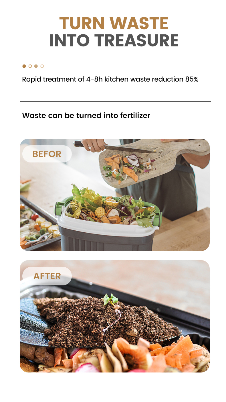 Garbage Disposals Household Kitchen Food Waste Garbage Can Food Waste Composting Waste Disposer Factory Wholesale
