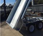 8x5 Galvanised Tandem Tipper Trailer 3200KG