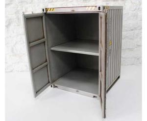 Quality 2 Door 2 Drawer Industrial Shelving And Cabinet Shipping Container Furniture wholesale