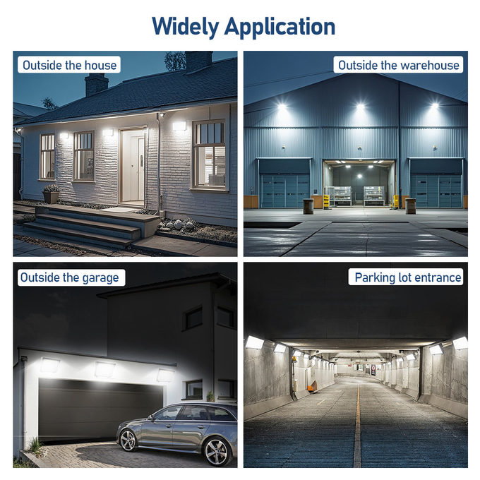 Customized Industrial Outdoor Wall Light Waterproof IP65 DLC Certified