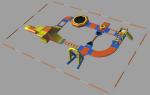 Adult Inflatable Water Play Equipment For Sea / Inflatable Water Park Design