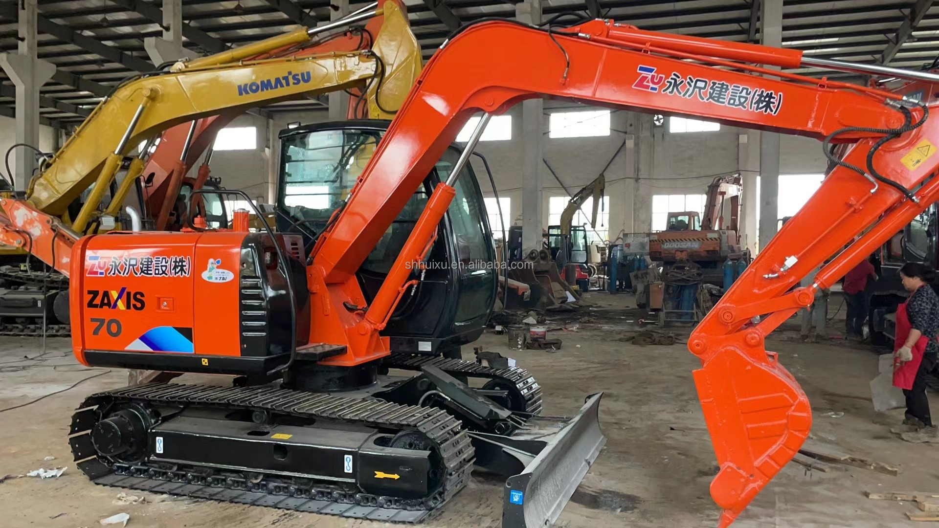 Used Hitachi Zx70 crawler excavator for sale good price