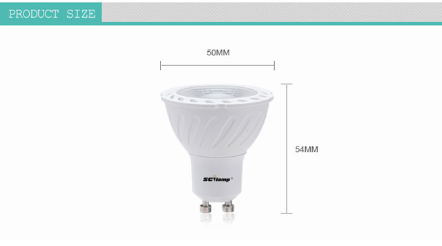AC110/220V GU10 led lamp wholesale