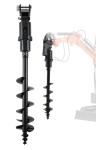 Hydraulic Auger Drill Attachment For Mini Excavator 8" Diameter 45" Depth