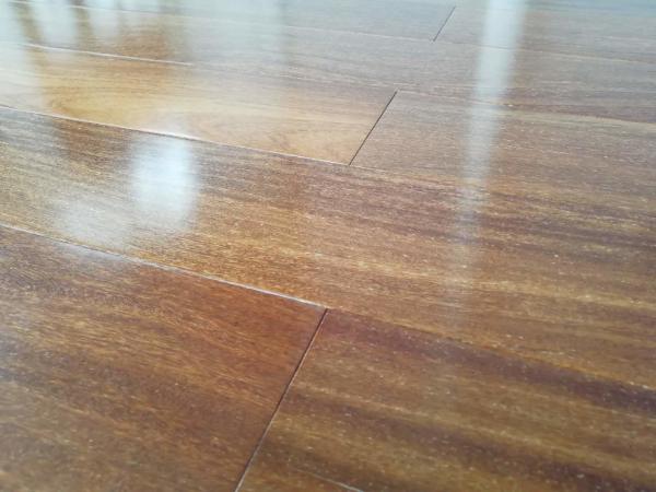 Exotic Cumaru (Brazilian Teak) Engineered Hardwood Flooring with natural glossy
